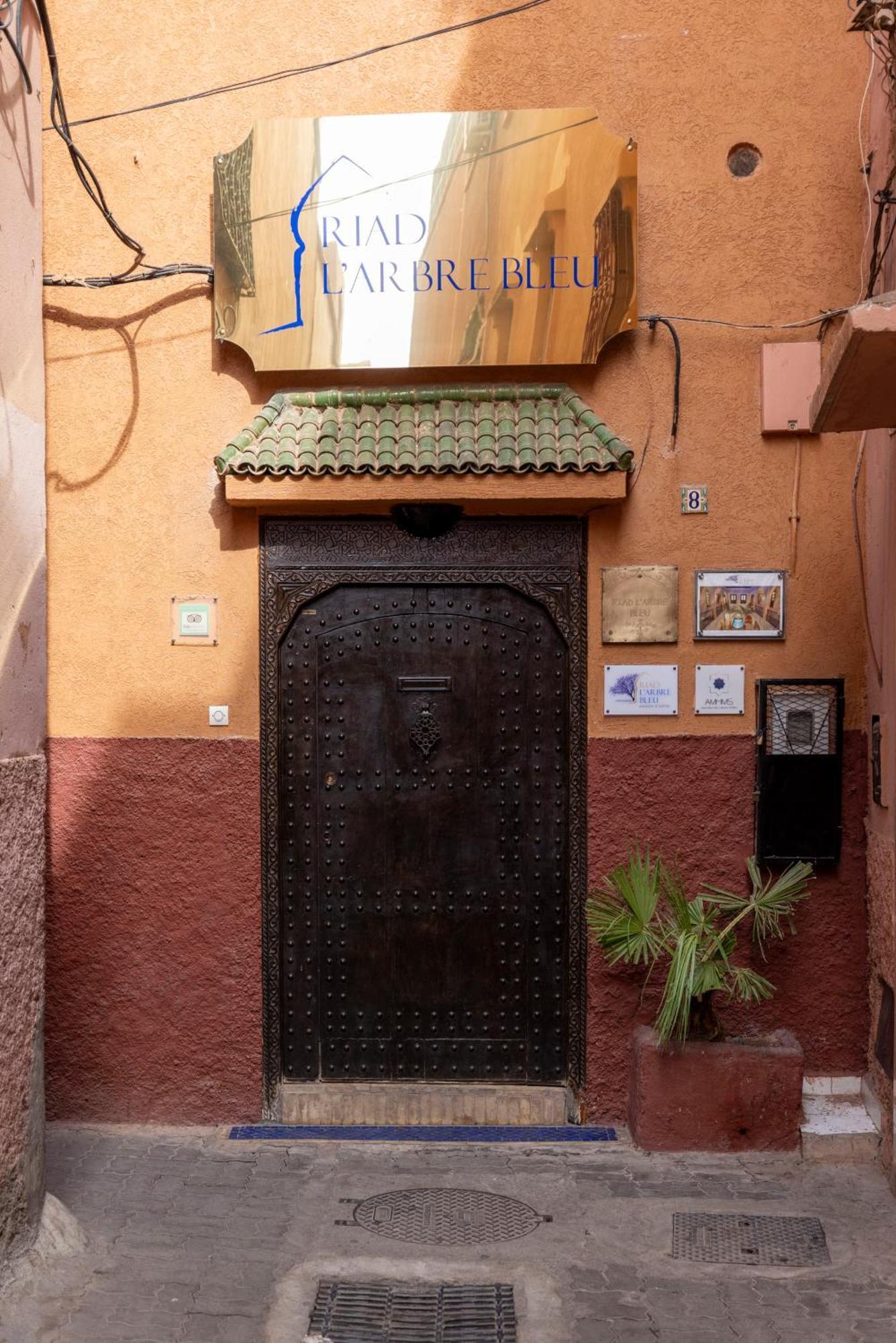 Riad Arbre Bleu Marrakesch Exterior foto