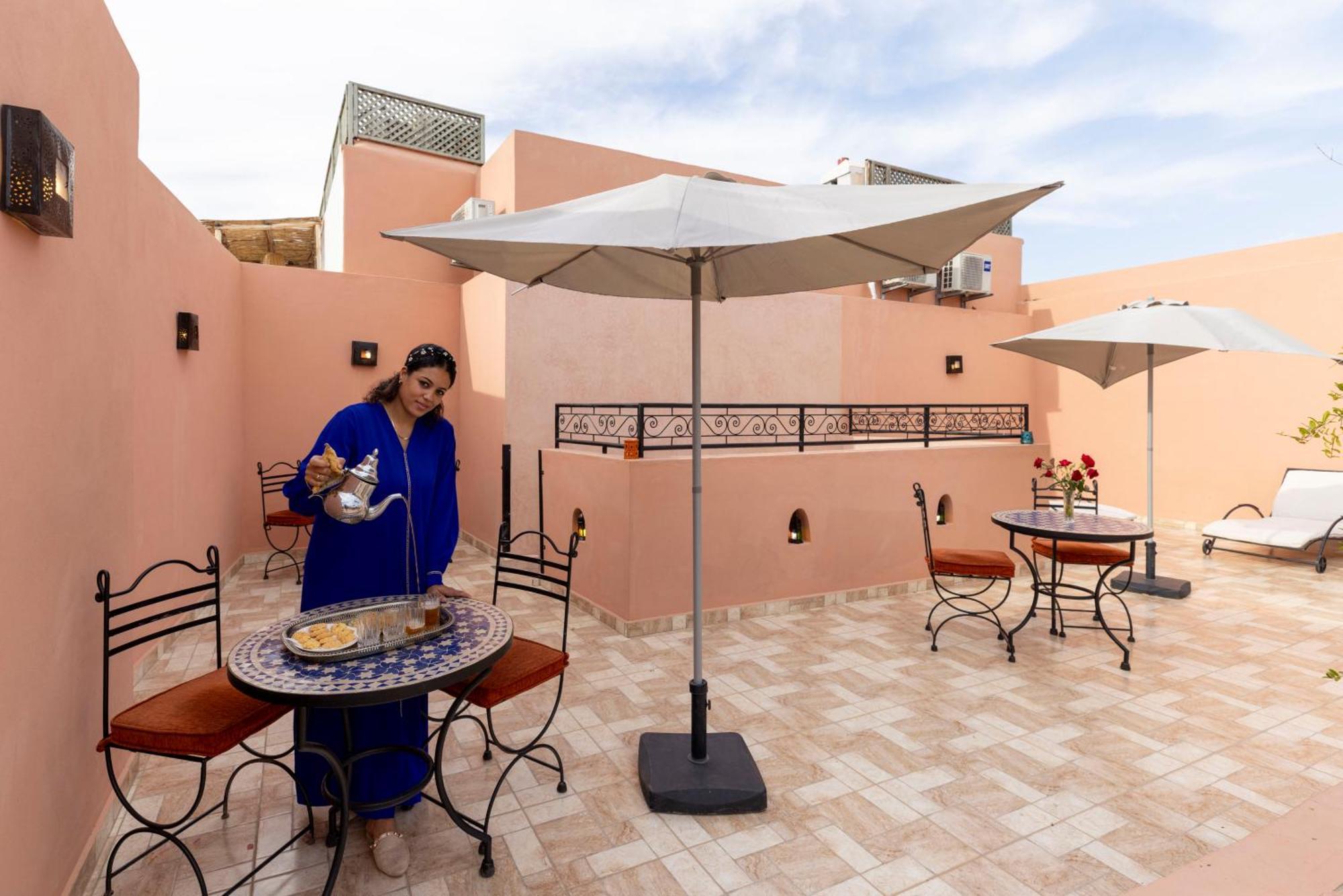Riad Arbre Bleu Marrakesch Exterior foto
